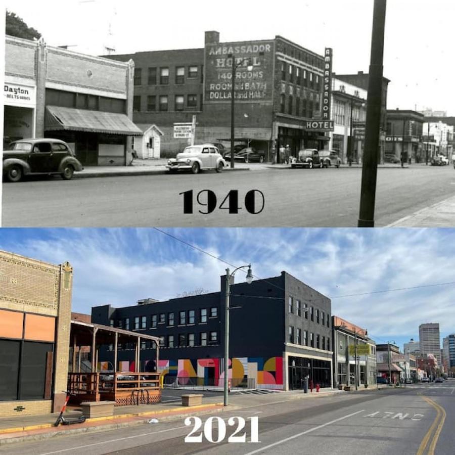 Historic Revival Downtown Apartment Memphis Exterior foto